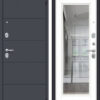 Дверь SENATOR PRO ЦПЗ 08 2050/880/ R Чёрный муар/Графит/Арктик — фото 1